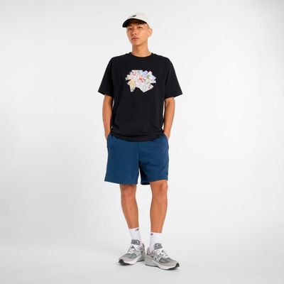 Imagen 2 del producto Polera Lifestye Hombre New Balance Athletics Ticket Negra