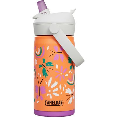 Imagen 2 del producto Botella Camelbak Niños Flip Straw 350 Ml Blanca/Naranjo