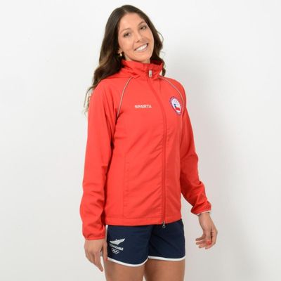 Imagen 2 del producto Chaqueta Presentación Mujer Sparta Team Chile Roja