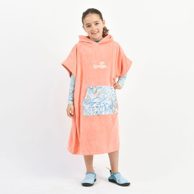 Poncho Toalla Niños Spoga Surf Terry Damasco