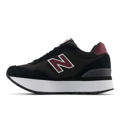 Imagen 2 del producto Zapatillas Urbanas Mujer New Balance 515 Negro/Burdeo