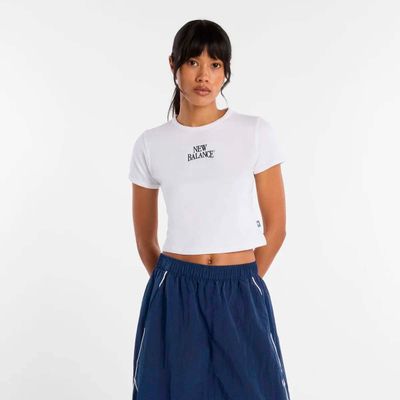 Imagen 1 del producto Polera Lifestyle Mujer New Balance Trackside Ringer T-Shirt