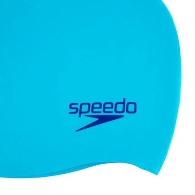 Imagen 2 del producto Gorro Natación Unisex Speedo Plain Moulded Silicone Celeste