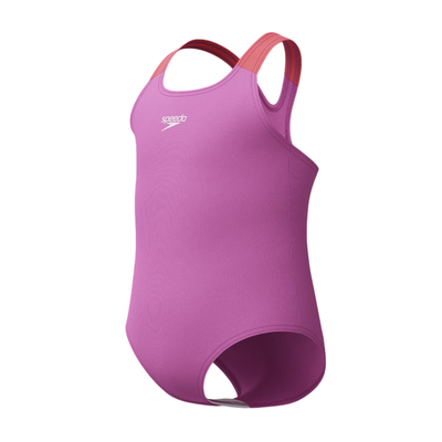 Traje de Baño Natación Niña Speedo Learn to Swim Púrpura