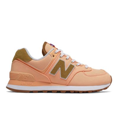 Zapatillas Urbanas Mujer New Balance 574 Naranjo