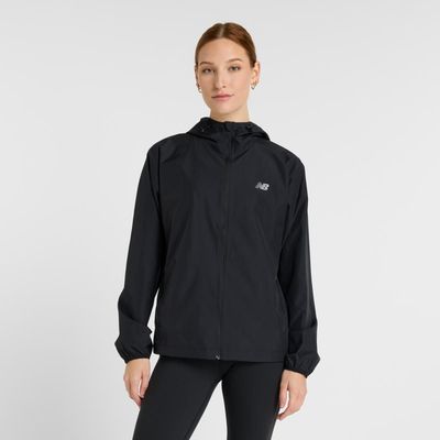 Cortavientos Running Mujer New Balance Hooded Negro