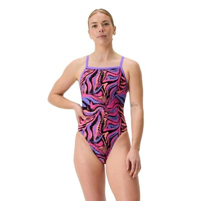 Traje de Baño Natacion Mujer Speedo Printed Multicolor