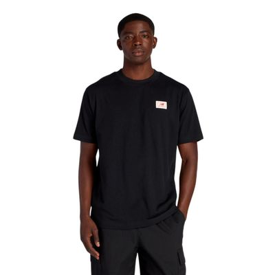 Polera Lifestyle Hombre New Balance Woven Label Negro