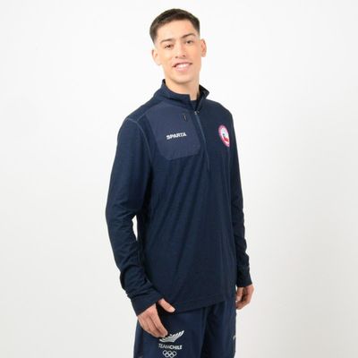Imagen 2 del producto Polerón Running Hombre Sparta Team Chile Azul
