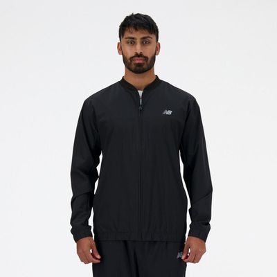 Chaqueta Lifestyle Hombre New Balance Stretch Bomber Negra