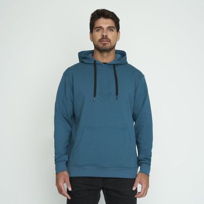 Polerón Hombre Spyder Hoodie Efter Azul