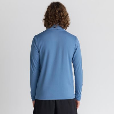 Imagen 2 del producto Poleron Hombre New Balance Space Dye 1/4 Celeste