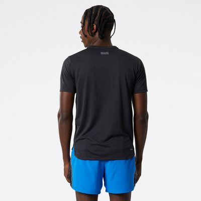 Imagen 2 del producto Polera Running Hombre New Balance Impact Run Negro