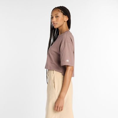 Imagen 2 del producto Polera Lifestyle Mujer New Balance Athletics Gradient Café