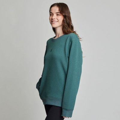 Imagen 2 del producto Polerón Lifestyle Mujer Spyder Crew Azul