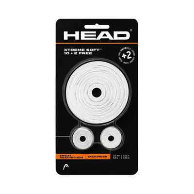Imagen 1 del producto Overgrip Head Blister Xtreme Soft 10+2 Blanco