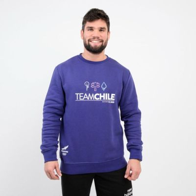 Polerón Hombre Team Chile Azul