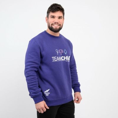 Imagen 2 del producto Polerón Hombre Team Chile Azul