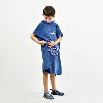 Imagen 2 del producto Poncho Toalla Niños Spoga Surf Terry Azul