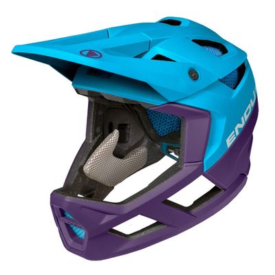 Casco Ciclismo MTB Integral Unisex MT500 Full Face AZUL