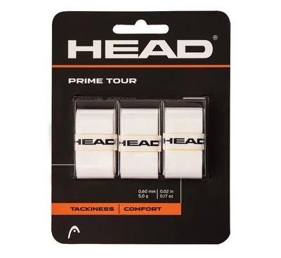 Pack Overgrip Head Prime Tour 3 pcs Pack Blanco