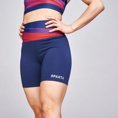 Calza Corta Entrenamiento Mujer Sparta Team Chile Bicolor