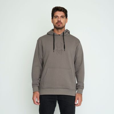 Polerón Hombre Spyder Light Hoodie Gris
