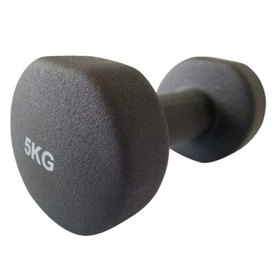 Mancuerna Blu Fit Neoprene 5 Kg Negra