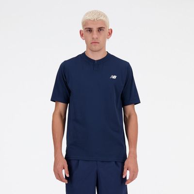 Polera Tenis Hombe New Balance Tournament Azul