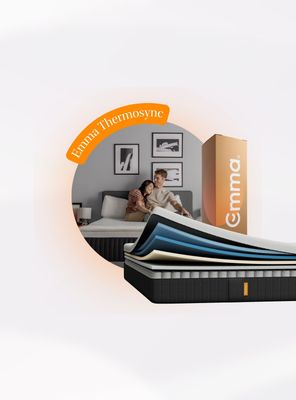 Imagen 1 del producto Colchón Emma Hybrid Premium King 180cm X 200cm X 24cm