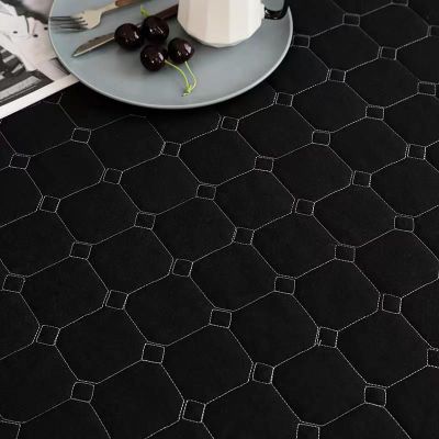 Imagen 2 del producto Cubrecama Quilt 2 plazas Negro Amarillo Reversible