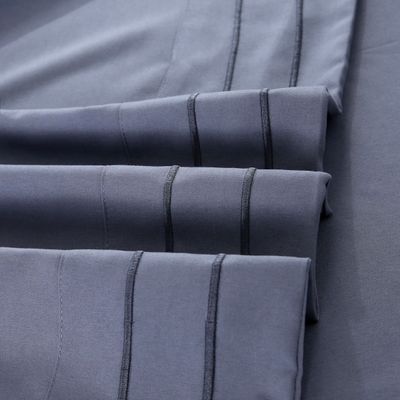 Imagen 2 del producto JUEGO DE SÁBANA 2 PLAZAS 500 HILOS ALGODÓN CON POLIÉSTER COLOR GRIS