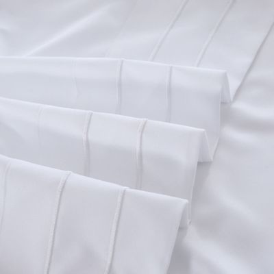 Imagen 2 del producto JUEGO DE SÁBANA 2 PLAZAS 500 HILOS ALGODÓN CON POLIÉSTER COLOR BLANCO