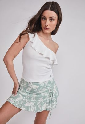 Imagen 2 del producto Peto Mujer asimétrico Vuelos Blanco Sioux