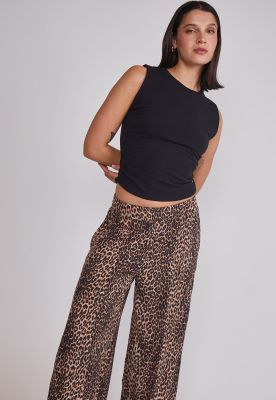 Imagen 2 del producto Pantalón Mujer Leopardo Beige Sioux