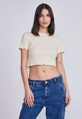 Polera Mujer Canuton Roullet Crudo Sioux