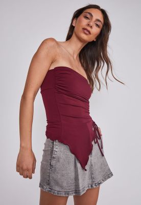 Imagen 2 del producto Falda Mujer Denim Tablas Gris Sioux