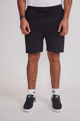 Bermuda Hombre Franela Corte Negro Sioux