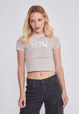 Polera Mujer Costuras Cafe Sioux