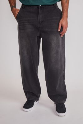Jeans Hombre Baggy Negro Sioux