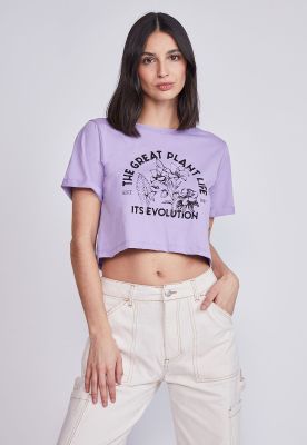 Polera Mujer Estampada Lila Sioux