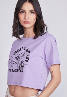 Imagen 2 del producto Polera Mujer Estampada Lila Sioux