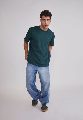 Imagen 2 del producto Polera Hombre Basic Lisa Verde Sioux