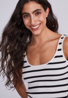 Imagen 2 del producto Peto Mujer Blanco A Rayas Sioux