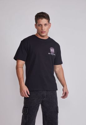 Polera Hombre Future Negro Sioux