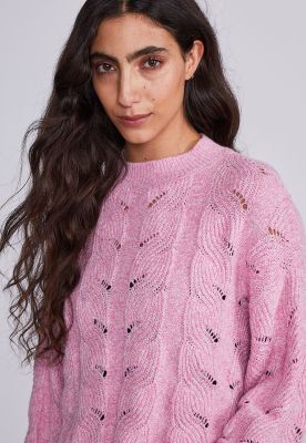 Imagen 2 del producto Sweater Mujer Rosado Cuello Redondo Tejido Sioux