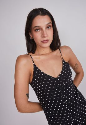 Imagen 2 del producto Vestido Mujer Largo Pabilo Negro Sioux