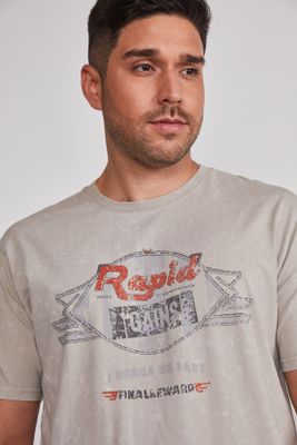 Imagen 2 del producto Polera Hombre Racing Boxy Gris Sioux