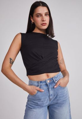 Imagen 2 del producto Peto Mujer Delantero Cruzado Negro Sioux