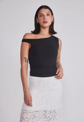 Peto Mujer Hombro Caído Negro Sioux